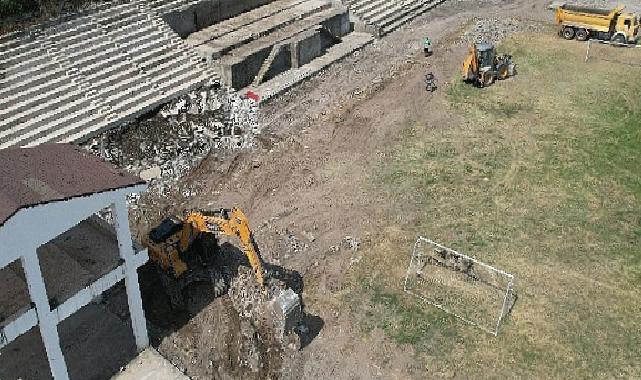 Kumluca Stadyum projesi için ilk kazma vuruldu