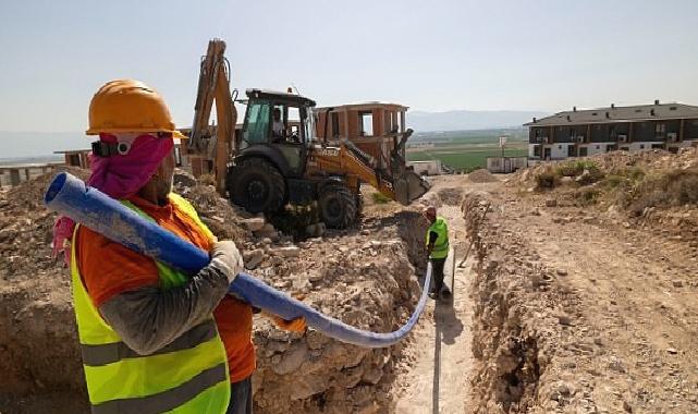 Menemen Seyrek ve Villakent mahallelerinin içme suyu hattı yenileniyor