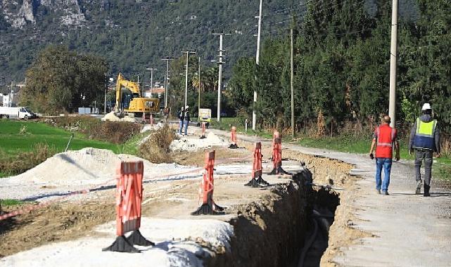 Muğla Büyükşehir Ören Kanalizasyon Projesinin Yüzde 30’unu Tamamladı