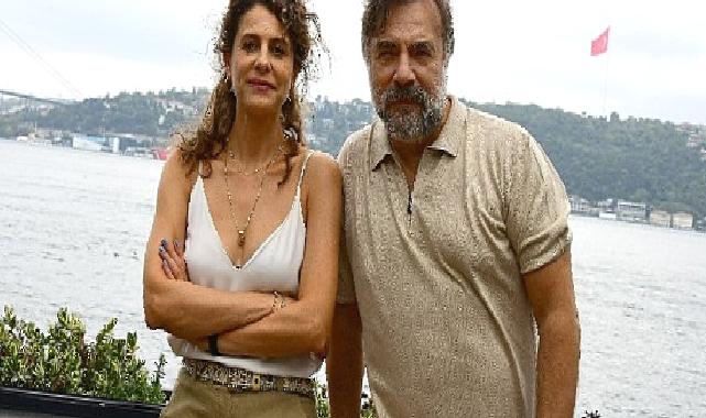 Oktay Kaynarca ve Ebru Özkan Saban, set öncesi bir araya geldiler