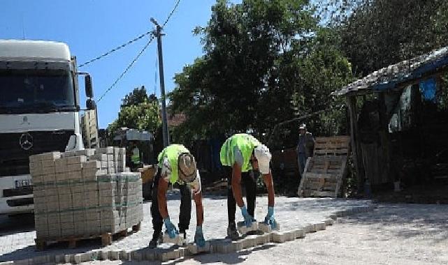 Olukman Mahallesinin Sokakları Parke Taşla Kaplanıyor