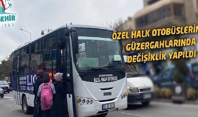 Özel Halk Otobüsü güzergahlarında geçici değişiklik