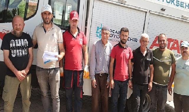 Selden tarlaları zarar gören çiftçilere destek