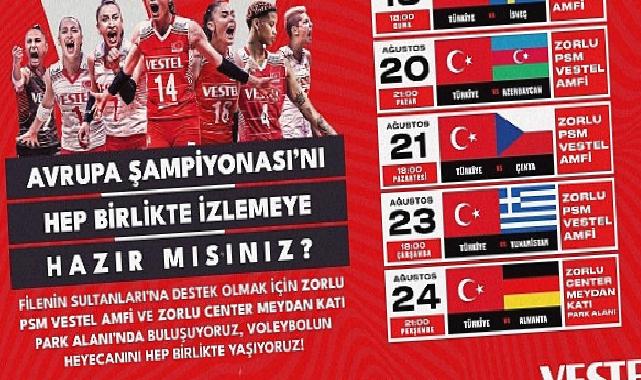 Voleybolda milli heyecan Vestel’le Zorlu Center’da