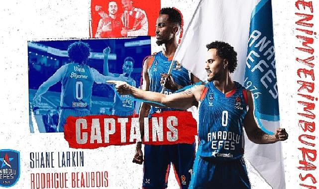 Anadolu Efes’te Shane Larkin Kaptan, Rodrigue Beaubois ise İkinci Kaptan Oldu