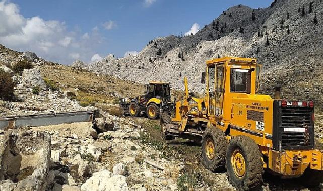 Antalya Büyükşehirden Akseki’nin yayla yollarına bakım