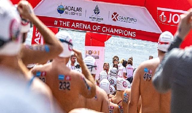 Aroma’nın resmi su sponsoru olduğu Aquamasters’ta 2500 yüzücü Heybeliada’da kulaç attı