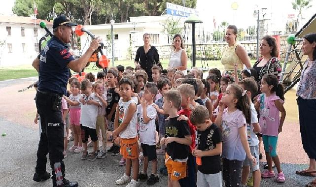 Aydın Büyükşehir Belediyesi İtfaiyecilik Haftası’nda Miniklere Eğitim Verdi