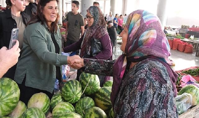 Başkan Çerçioğlu Yenipazar Çarşamba Pazarı’nda Vatandaşlarda Buluştu