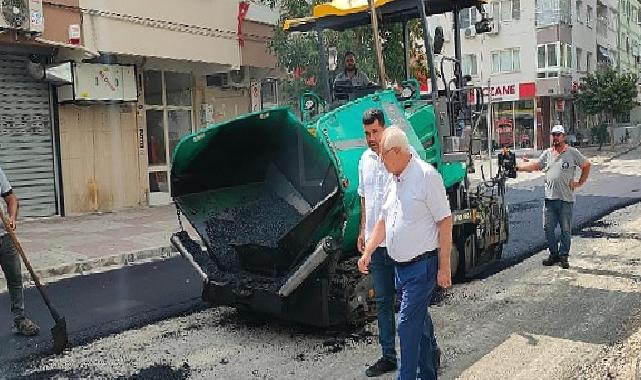 Başkan Selvitopu asfalt çalışmalarını yine yerinde denetledi