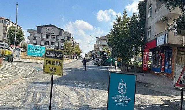 Darıca Aşık Veysel Caddesi Asfaltlandı