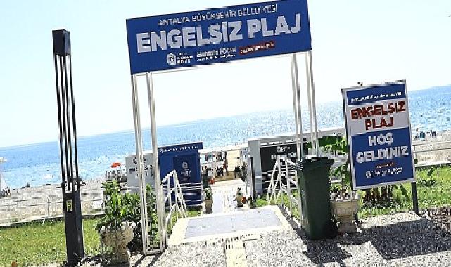 Engelsiz Plaj turistlerin de gözdesi