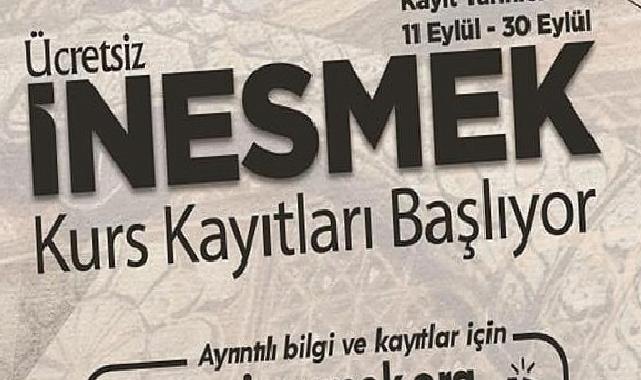 İnesmek’te Kurs Kayıtları Başladı