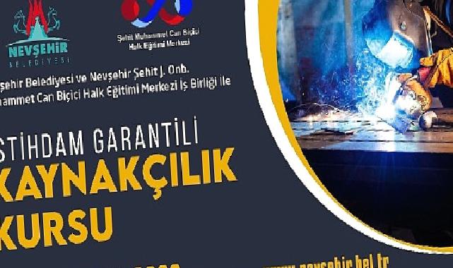 İstihdam garantili kaynakçılık kursu için başvurular başladı