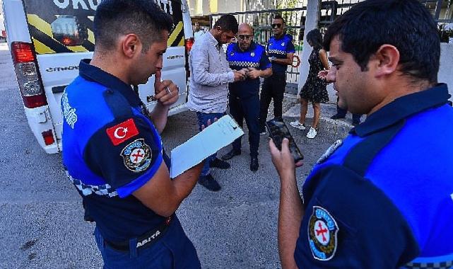 İzmir Büyükşehir Belediyesi’nden okul servislerine denetim