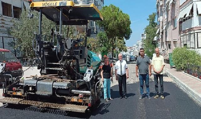 Karabağlar’da asfalt çalışmaları hız kesmedi