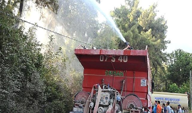 Kemer’de çıkan orman yangını korkuttu