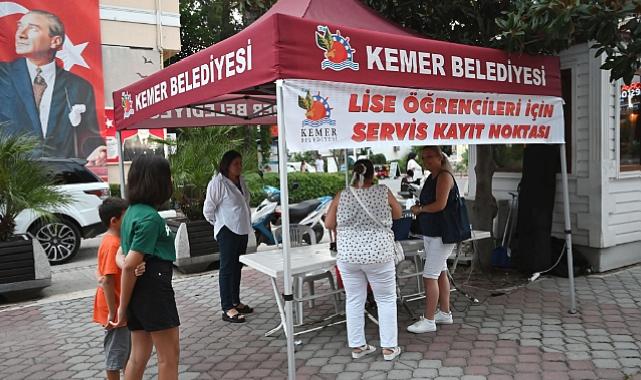 Lise öğrencilerinin ücretsiz servis kayıt işlemleri devam ediyor