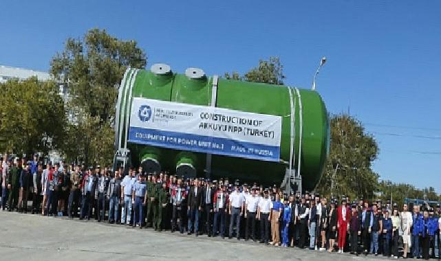 Rosatom’dan Yeni Rekor: Bir Yılda Beşinci Nükleer Reaktör Basınç Kabı Sevk Edildi