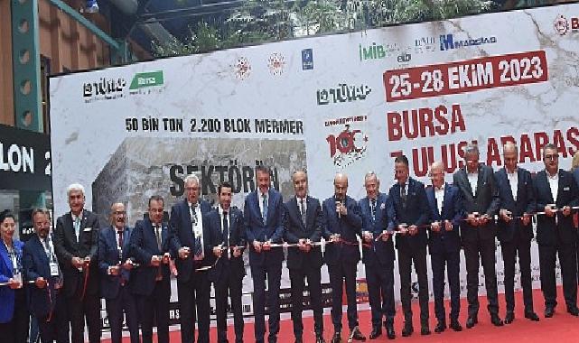 7. Bursa Blok Mermer Fuarı Kapılarını Açtı