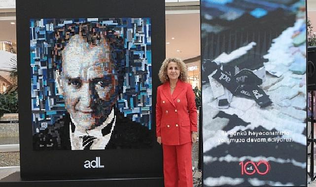 adL’nin Cumhuriyet’in 100. Yılına Özel Anlamlı Atatürk Portresi 12 Ekim’e Kadar Vadistanbul’da Sergilenecek