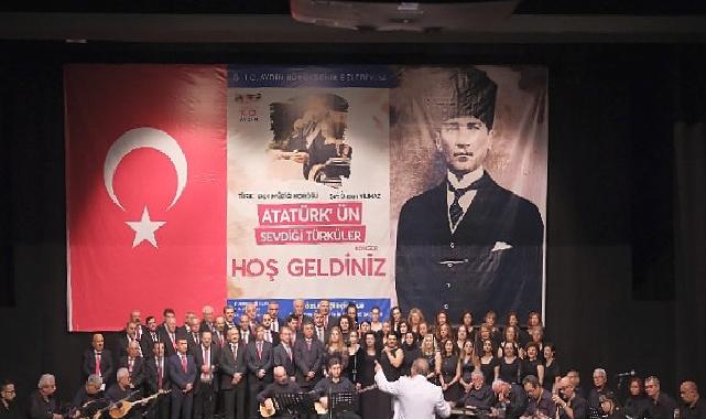 Aydın Büyükşehir Belediyesi, Cumhuriyet’in 100. yılında Atatürk’ün sevdiği türküler konserini izleyicilerle buluşturdu