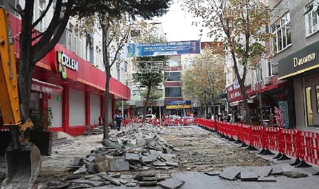 Bağcılar Çarşı Caddesi Modern Görünümüne Kavuşuyor