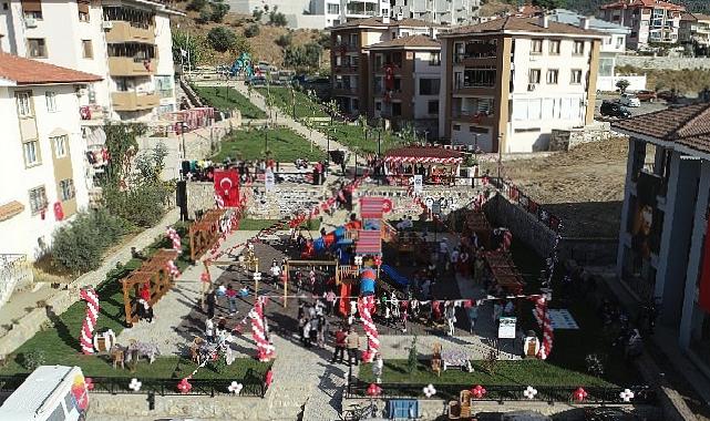 Başkan Ceritoğlu Sengel100. Yıl Parkını ve Seyir Terasını çocuklarla birlikte açtı