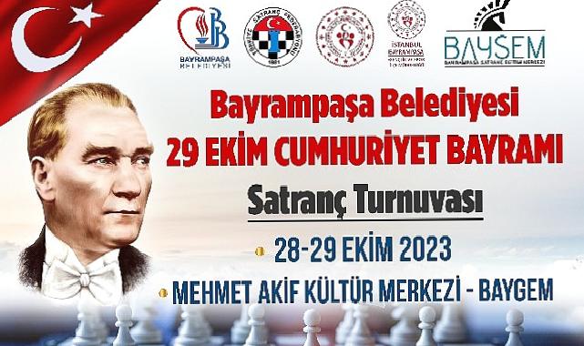 Bayrampaşa Belediyesi, Cumhuriyetin 100. yılı satranç turnuvası düzenliyor