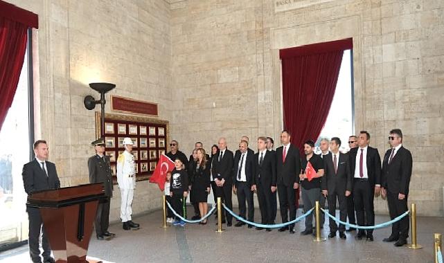 Borusanlılar’dan Cumhuriyetin 100. yılında Anıtkabir’e anlamlı ziyaret