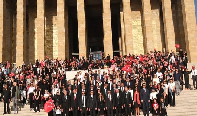 Borusanlılar’dan Cumhuriyetin 100. yılında Anıtkabir’e anlamlı ziyaret