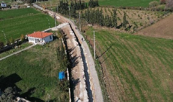 Büyükşehir Ören Kanalizasyon Projeinin 18 Bin Metresini Tamamladı