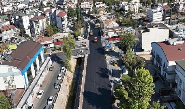 Büyükşehir’den Şelale Caddesi’ne sıcak asfalt çalışması