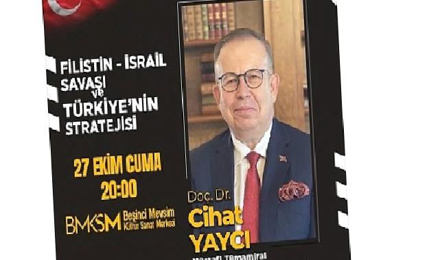 Cihat Yaycı Filistin-İsrail Savaşını İnegöl’de Anlatacak