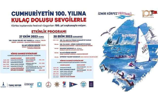 Cumhuriyet’in 100. yılında İzmir Körfezi şenlenecek