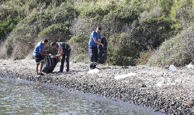 Gökova Körfezinde Araç Yolu Olmayan Koylar Temizleniyor