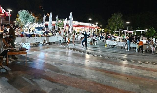 Kemer’de üreten ev hanımları kermesi yapıldı