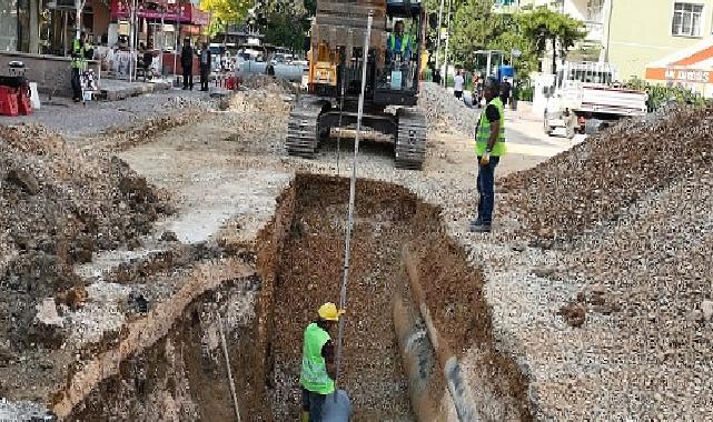 KOSKİ’den Malas Caddesi’nde 2.300 metre Su Kanalizasyon Şebeke Islahı