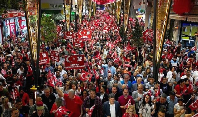 Menemen’de cumhuriyet kutlamaları fark yarattı