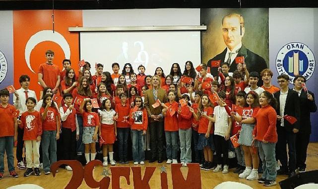 Okan koleji öğrencileri cumhuriyet’in 100.yılı coşkusunu Soner Arıca ile yaşadı