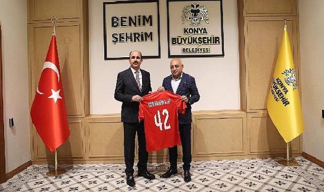 TFF Başkanı Büyükekşi Başkan Altay’ı Ziyaret Etti