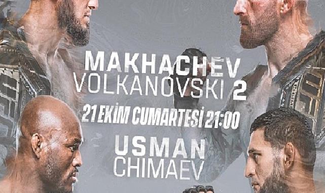 UFC’de “Yılın Dövüş Gecesi” Türkiye’de Sadece S Sport Plus’ta