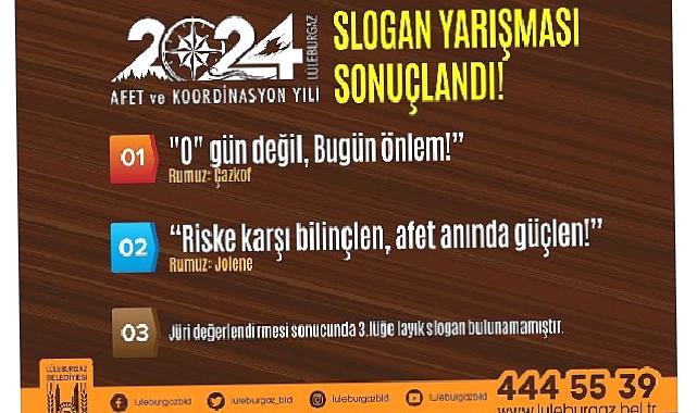 2024 Afet ve Koordinasyon Yılı Slogan Yarışması sonuçlandı!