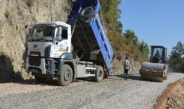 Alanya Katı Atık Tesisi yolu asfaltlandı