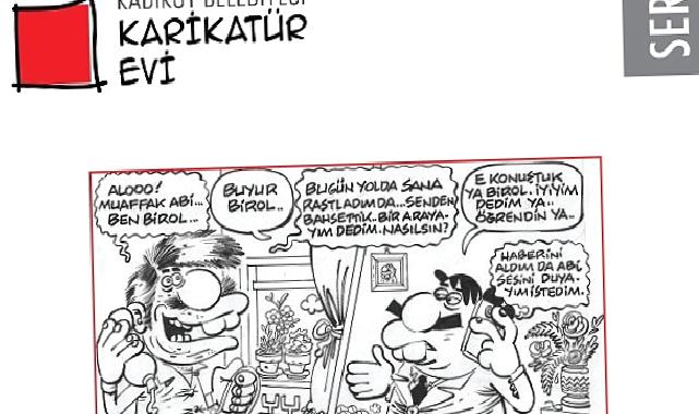 Behiç Pek’in karikatür sergisi, Kadıköy Belediyesi Karikatür Evi’nde açılıyor