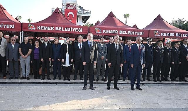 Büyük Önder Kemer’de anıldı