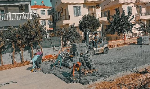 Didim’de yol çalışmaları devam ediyor