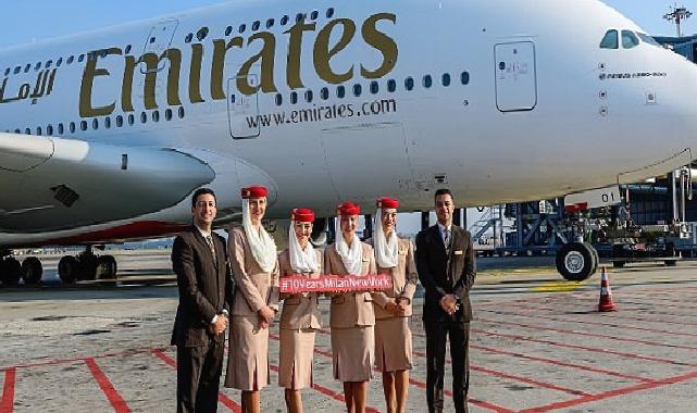 Emirates, Milano – New York direkt uçuş hizmetinin başarılarla dolu 10. yılını kutluyor