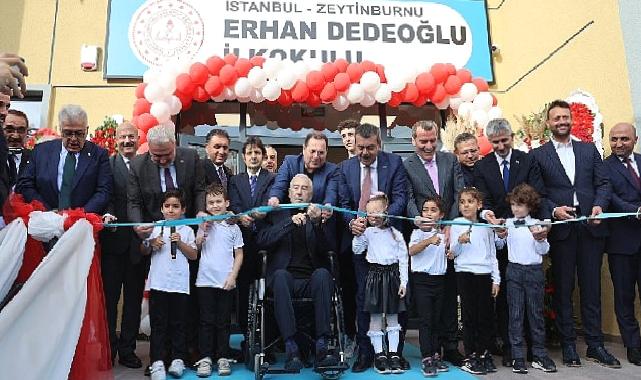 Erhan Dedeoğlu İlkokulu Milli Eğitim Bakanı Prof. Dr. Yusuf Tekin’in Katılımıyla Açıldı