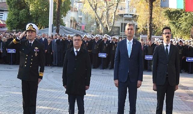 Gazi Mustafa Kemal Atatürk gölcük’te törenle anıldı